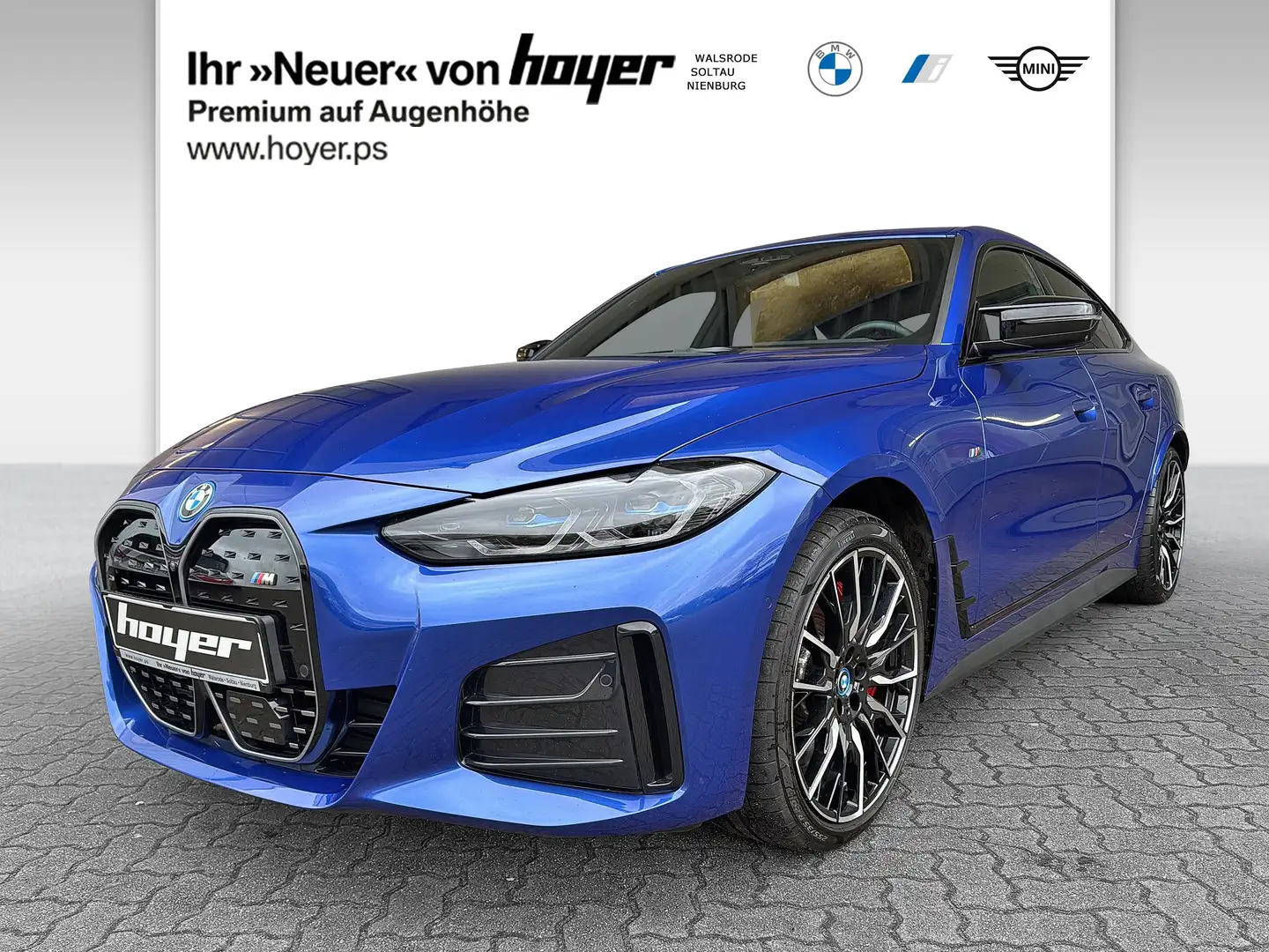 BMW i4 M50 Gran Coupé Sportpaket HK HiFi DAB LED Azul - 1