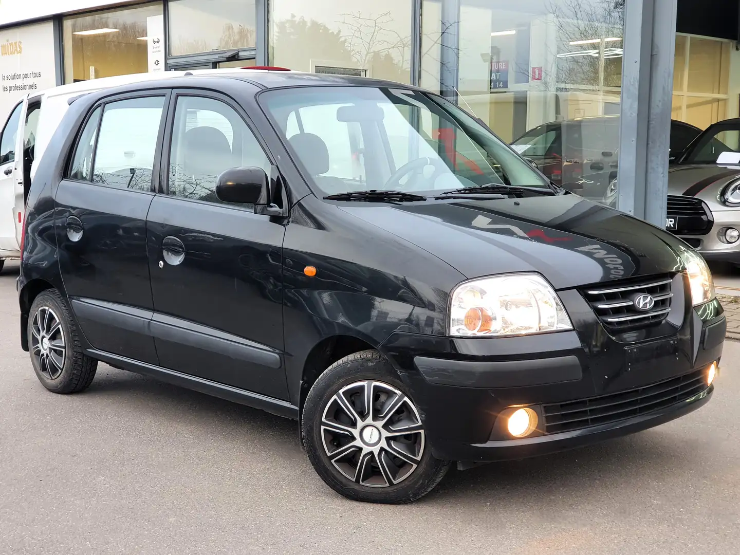 Hyundai Atos 🟢1.1 ESSENCE - FAIBLE KILOMETRAGE - FULL CARNET Schwarz - 2