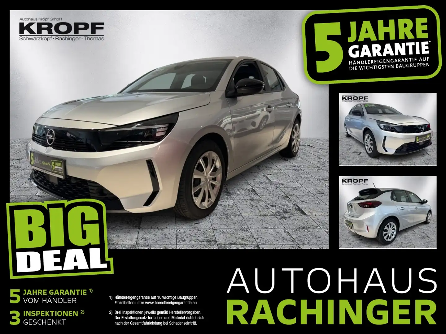 Opel Corsa F 1.2 SpurH Grau - 1