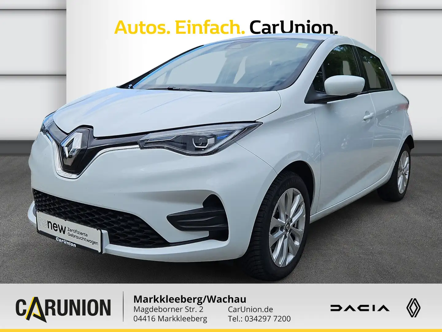 Renault ZOE E-Tech EXPERIENCE (Selection) R110 Z.E. 50 Weiß - 1