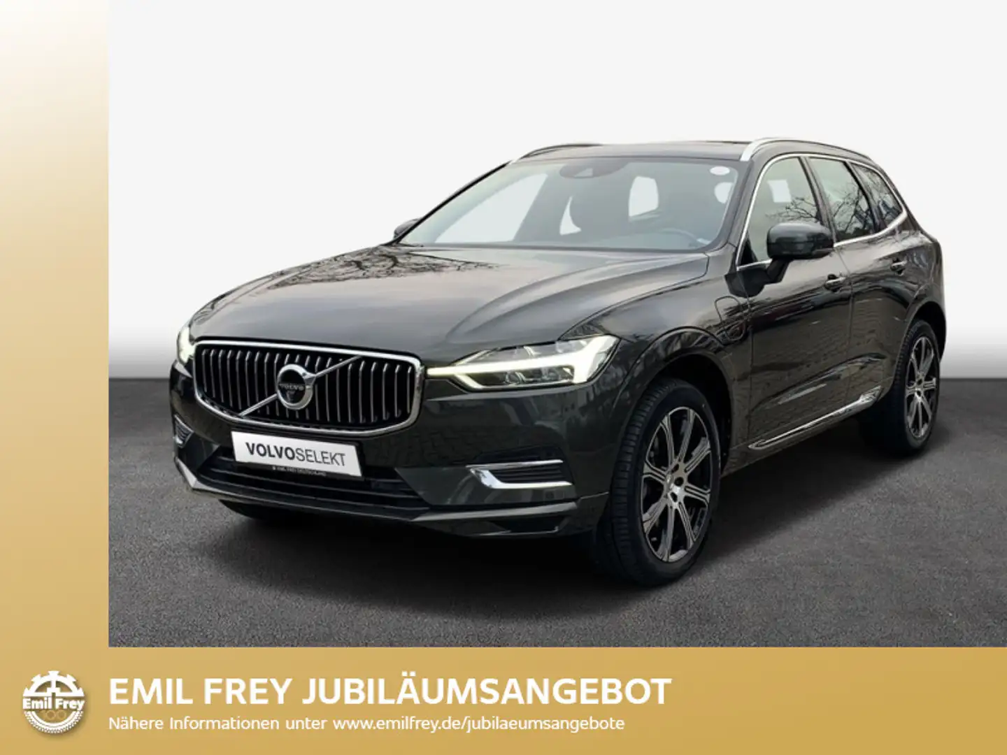 Volvo XC60 T8 Twin Engine AWD Geartronic Inscription Gris - 1