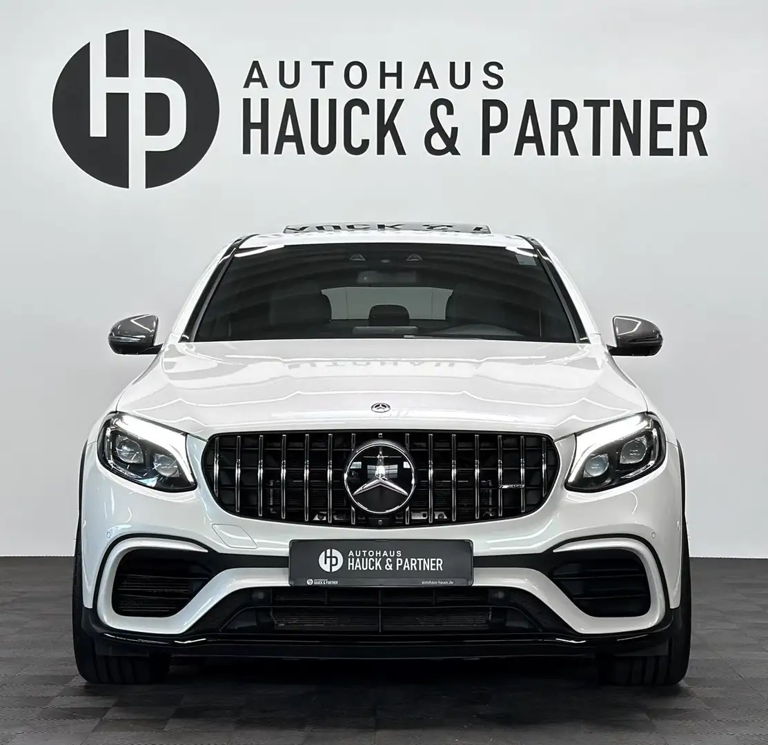Mercedes-Benz GLC 63 AMG S Coupe*Carbon*S-Dach*Burmester*KeyGo Blanc - 2