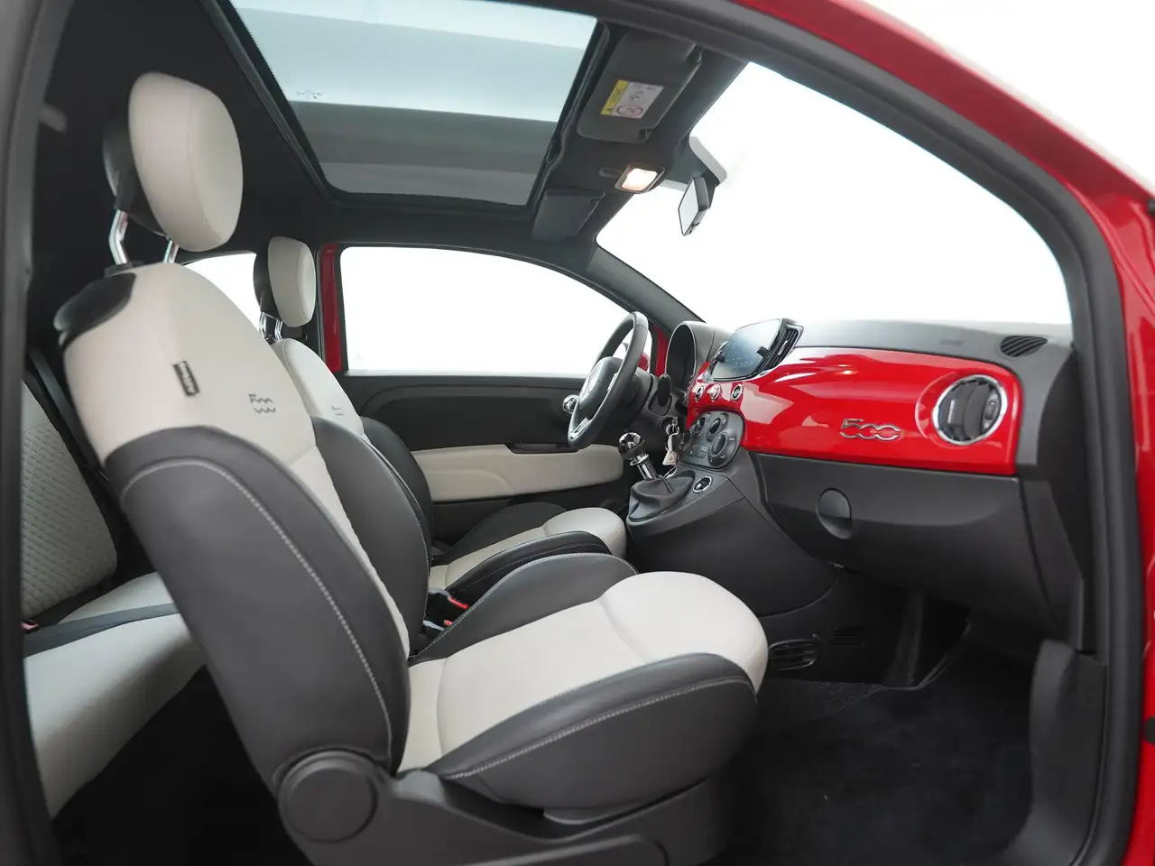 Fiat 500 1.0 Hybrid Dolcevita Panoramadak Leder Apple, миниатюра 3