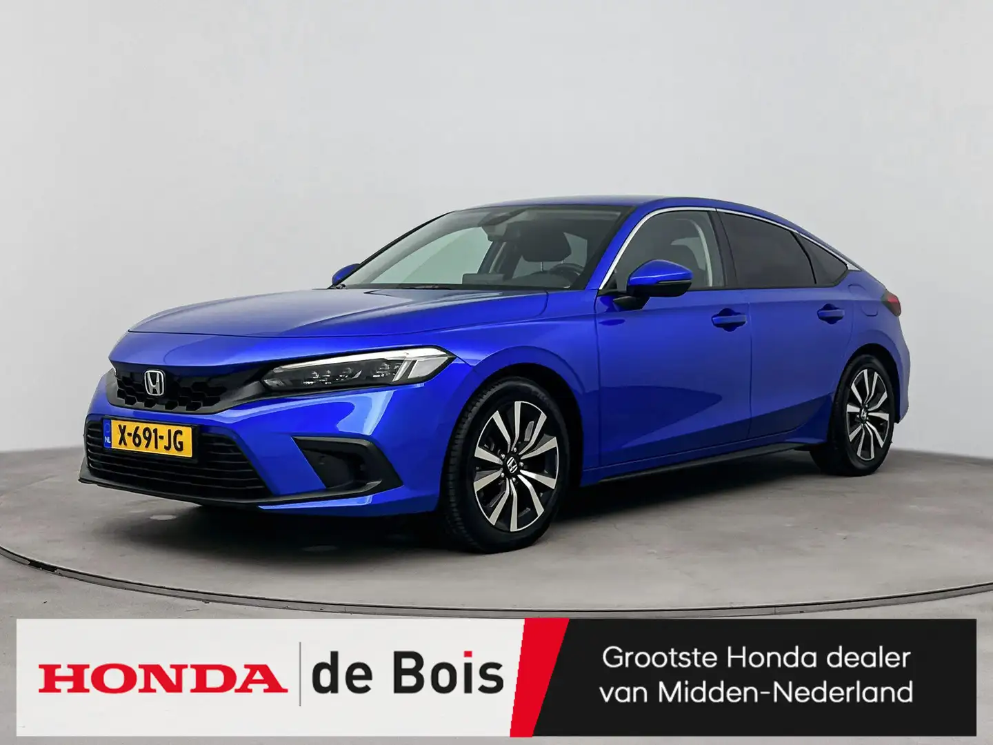 Honda Civic 2.0 e:HEV Elegance 184 PK | Instap actie! | 1e Eig Albastru - 1
