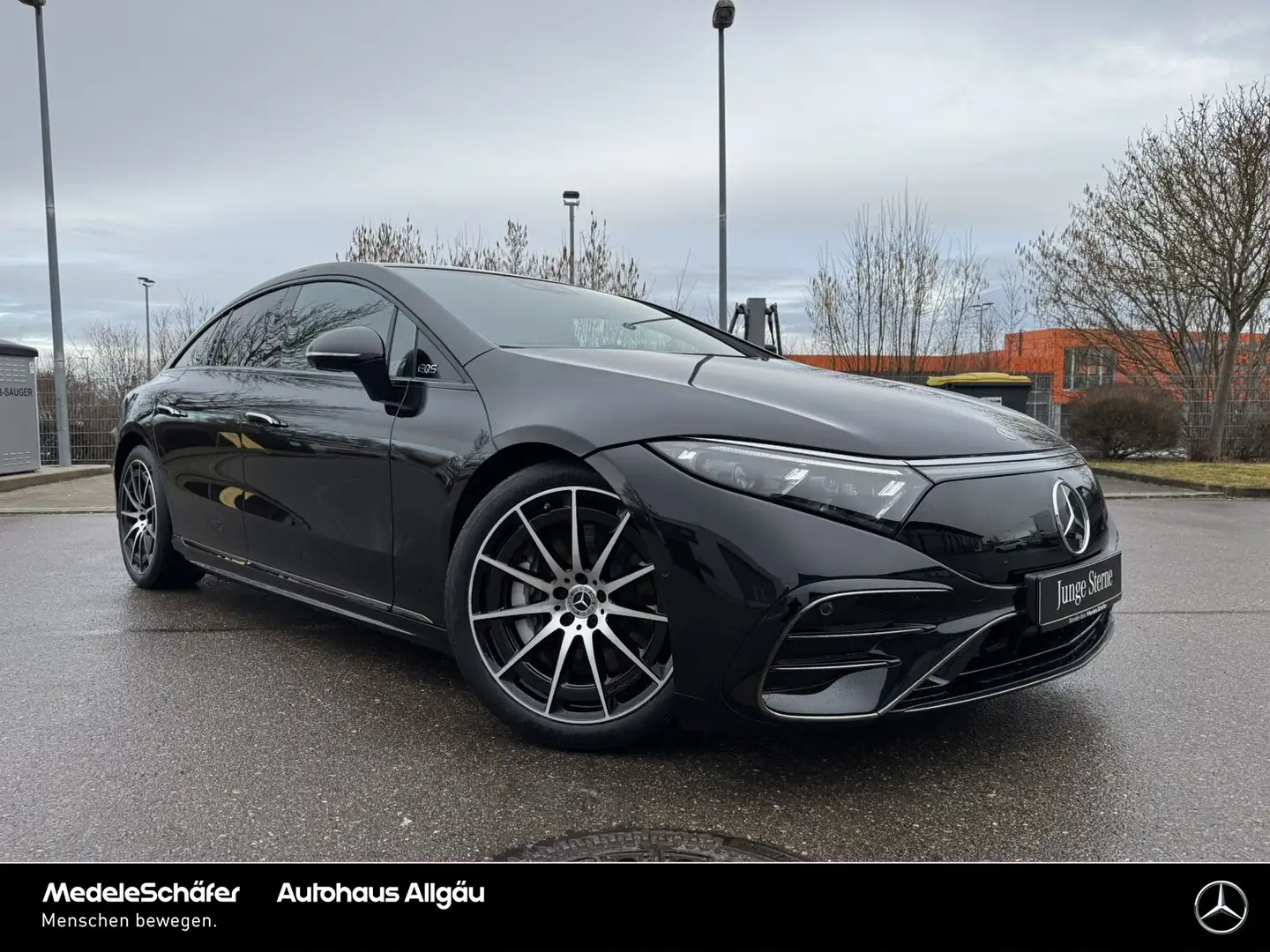 Mercedes-Benz EQS EQS 450+ AMG Night Air Dist Pano D-Light HUD Bur Schwarz - 2