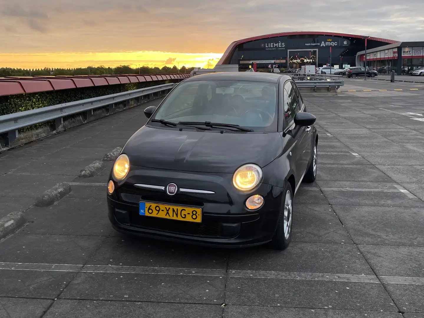 Fiat 500 500 1.2 Pop Zwart - 1
