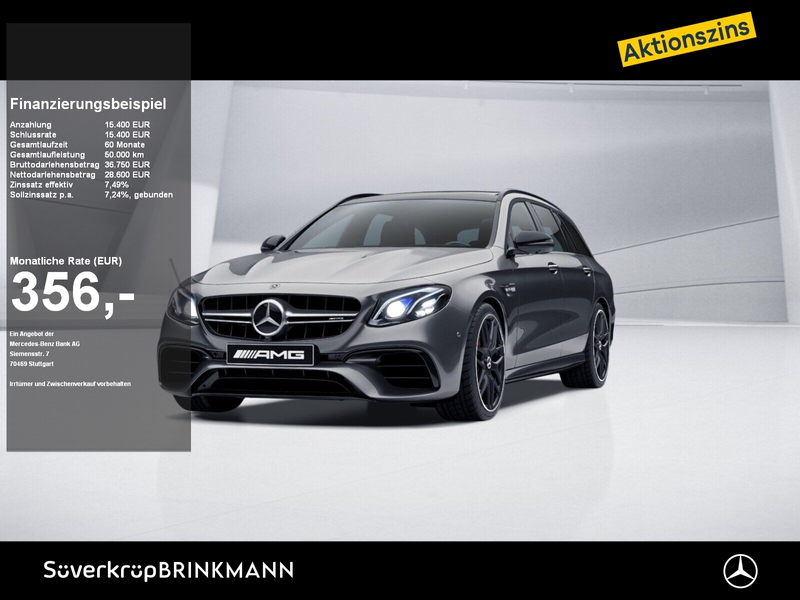 Mercedes-Benz E 63 AMG AMG E 63 S 4M T AMG BURM NIGHT COMAND DRIVERS