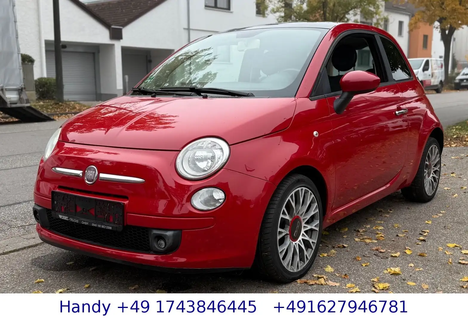 Fiat 500 Sport/PANO/Nur 88Tkm/TÜV AU NEU/PANO Rot - 1