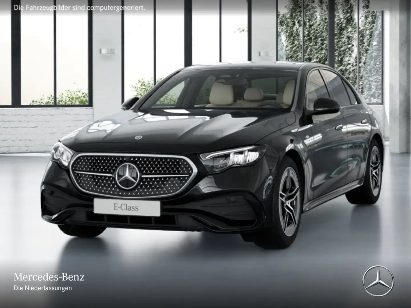 Mercedes-Benz E 300 e Hybrid AMG Distr. LED Night Kamera PTS 9G Schwarz - 2