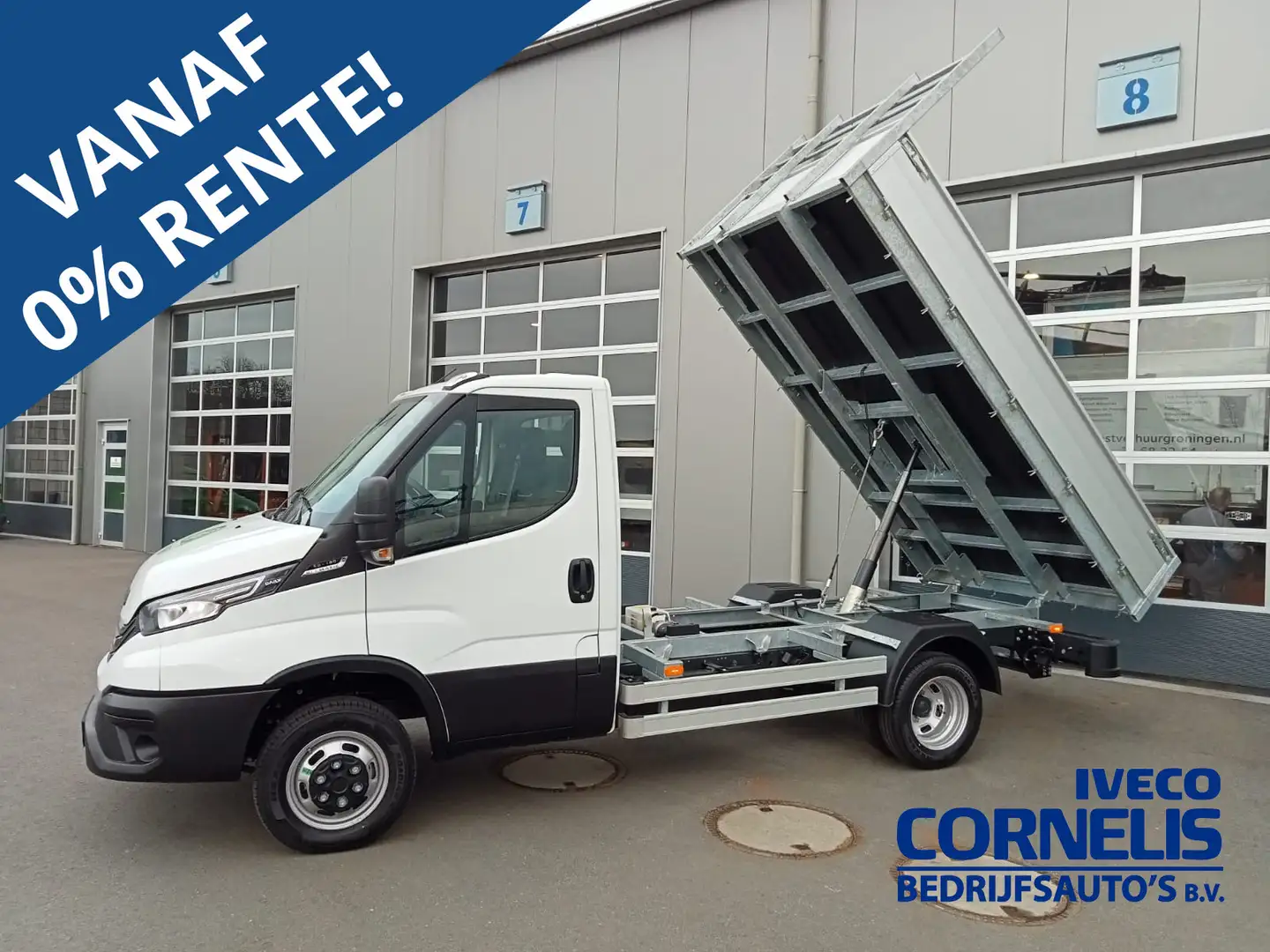 Iveco 50C18HA8 kipper BPM vrij kenteken B rijbewijs 3.50 Blanco - 2