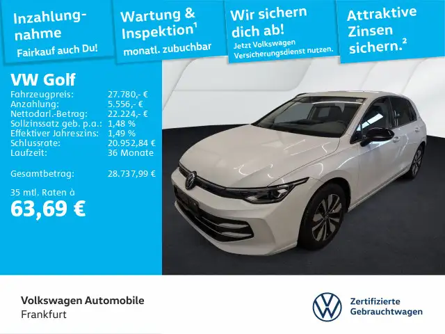 Volkswagen Golf GOAL 2.0 TDI DSG KAMERA APP LED NAVI AHK