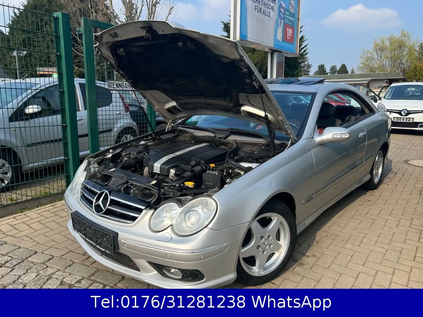 Mercedes-Benz CLK 240 Coupe !! AMG-Paket !! Voll !! Tüv-Neu !! Argent - 2