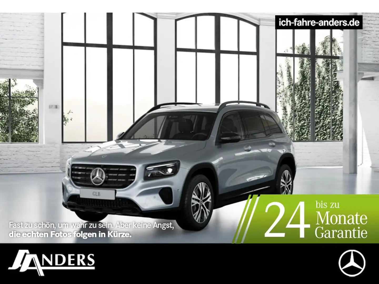 Mercedes-Benz GLB 200 d +Progressive+AHK+SHZ+Night+SpurW+LM Silber - 1