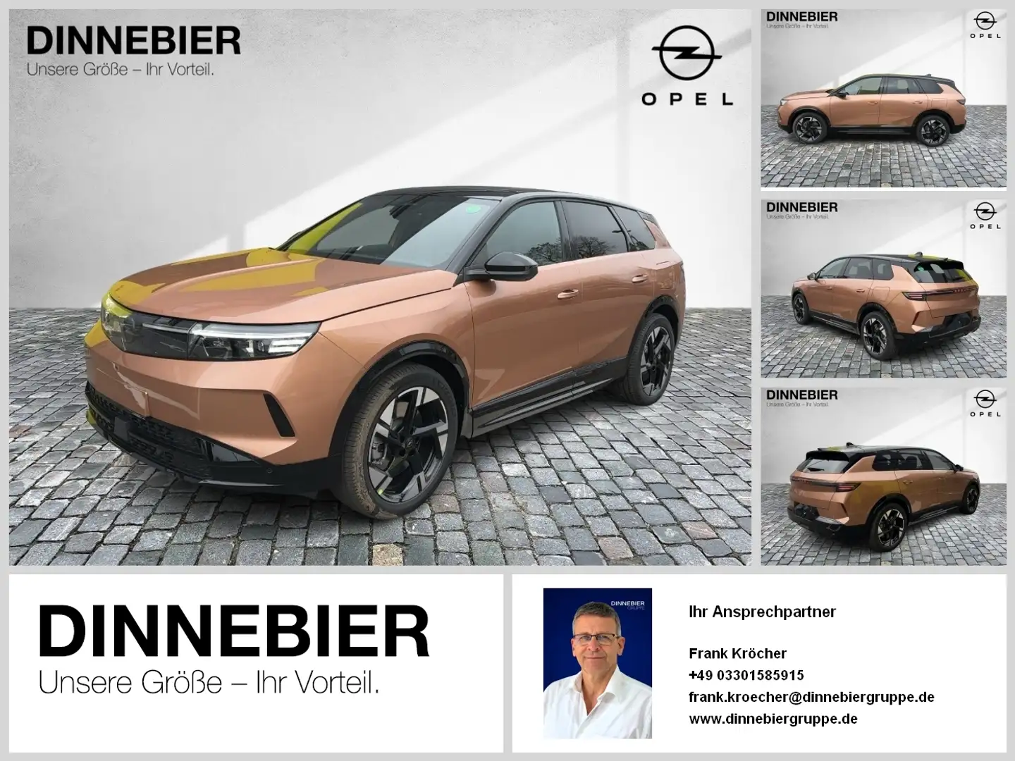 Opel Grandland GS LED MATRIX+PANORAMA+360°Kamera Braun - 1