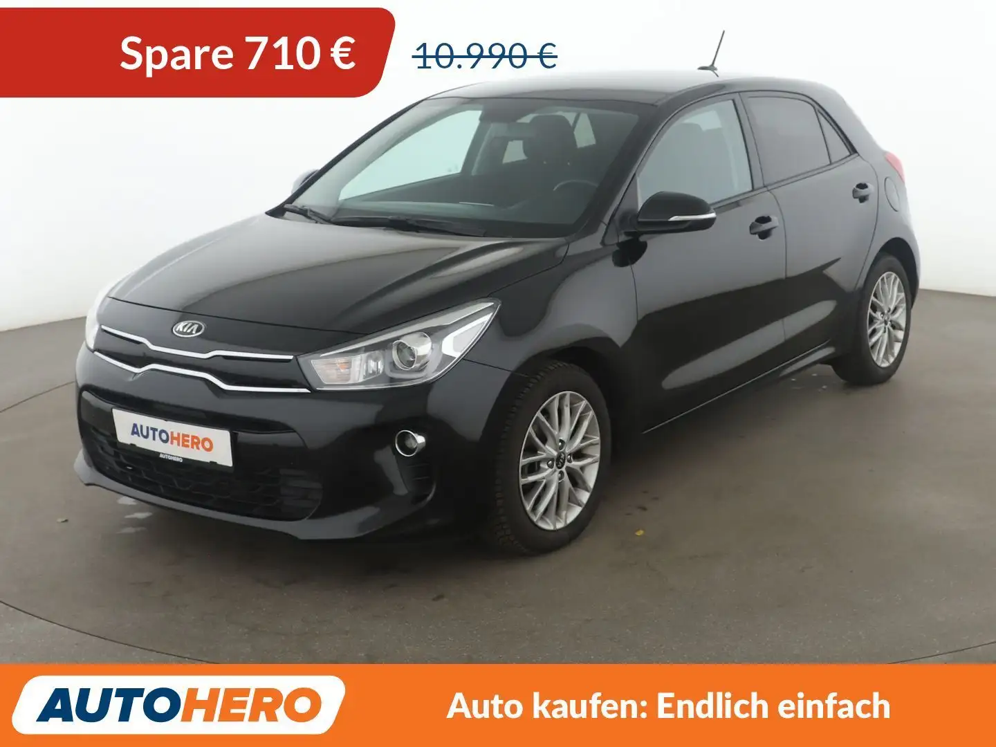 Kia Rio 1.0 TGDI Dream Team *NAVI*PDC*SHZ*ALU* Schwarz - 1