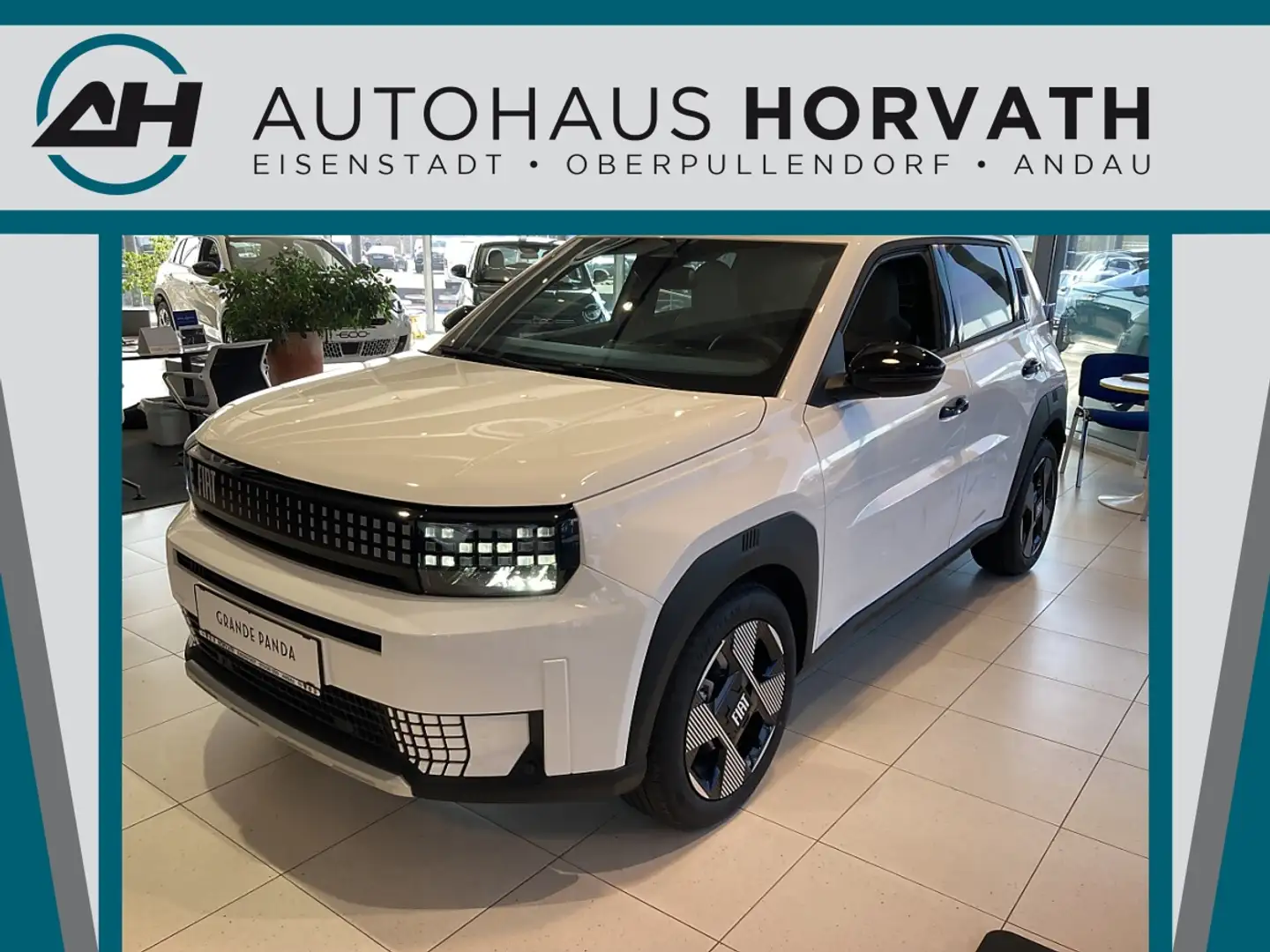 Fiat Grande Panda 1.2 T 100 La Prima Weiß - 1