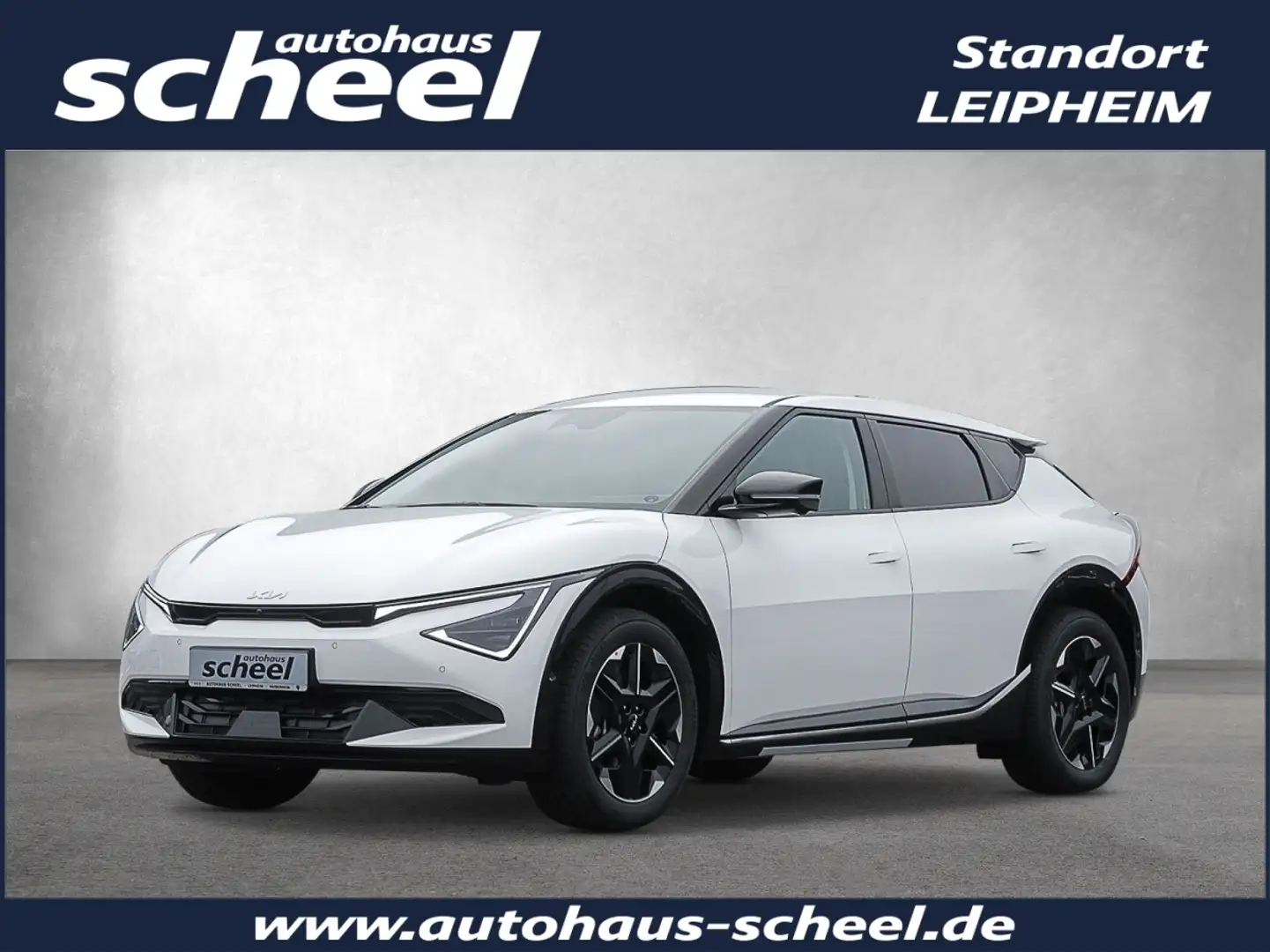 Kia EV6 Elektro Earth FLA SpurH KAM KeyLess 2xKlima Weiß - 1
