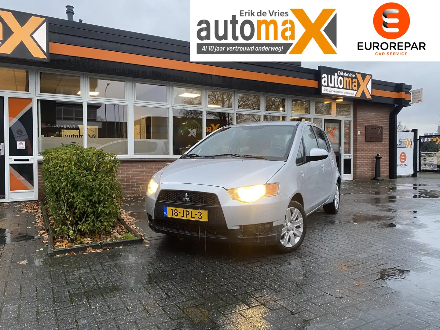 Mitsubishi Colt 1.3 Invite |Nieuwe APK!|Airco!|Elektr ramen!| Grijs - 1