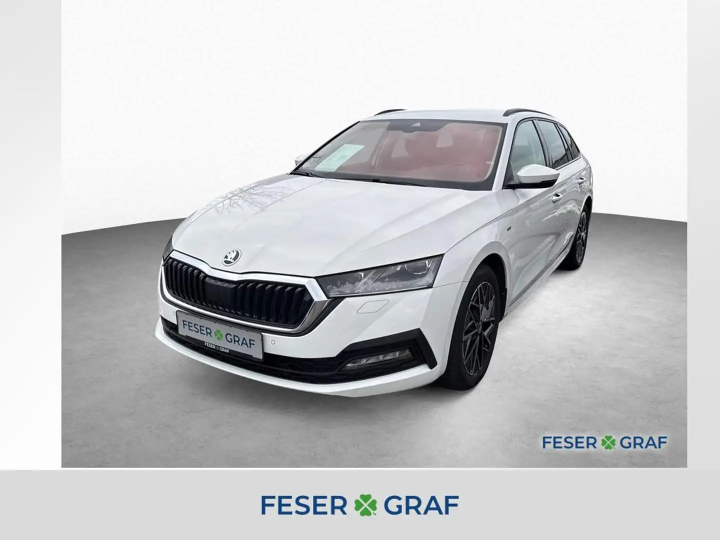 Skoda Octavia Combi Clever 2,0 TDI DSG/AHK/CLIMA 3ZONE Blanc - 1