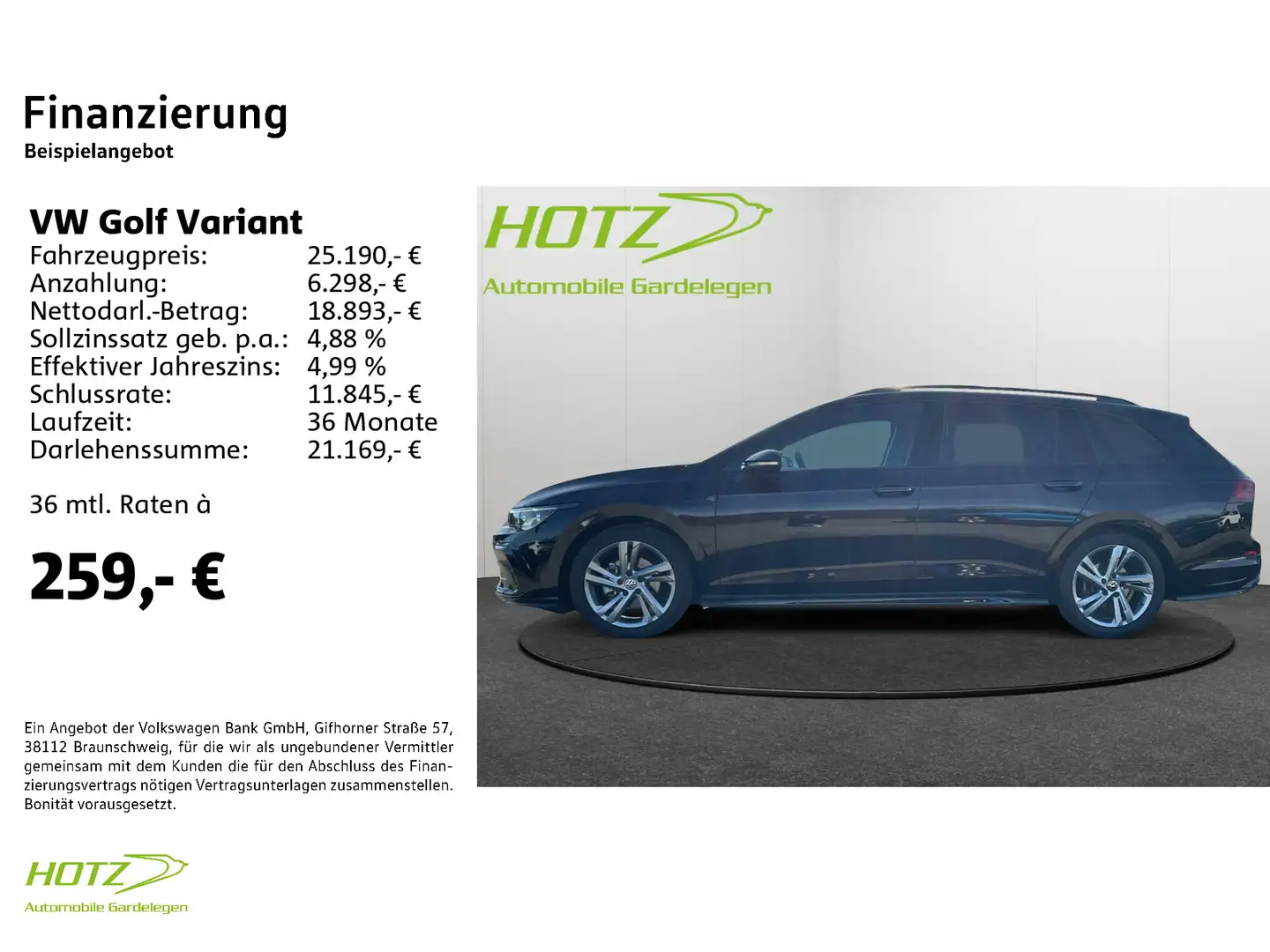 Volkswagen Golf Variant Golf VIII Variant 1.5 TSI R-Line MATRIX/ACC/KAM Noir - 2