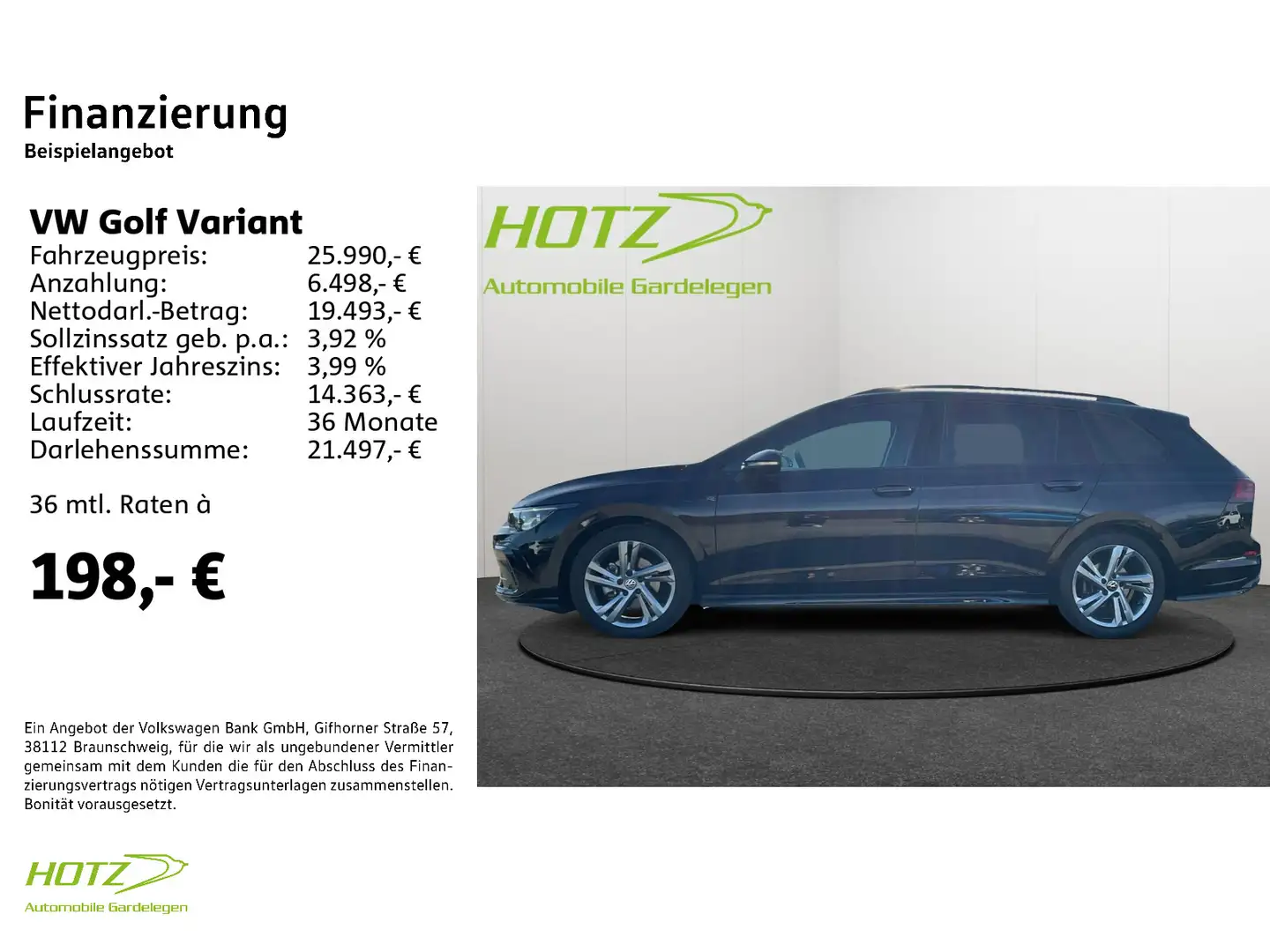 Volkswagen Golf Variant Golf VIII Variant 1.5 TSI R-Line MATRIX/ACC/KAM Black - 2