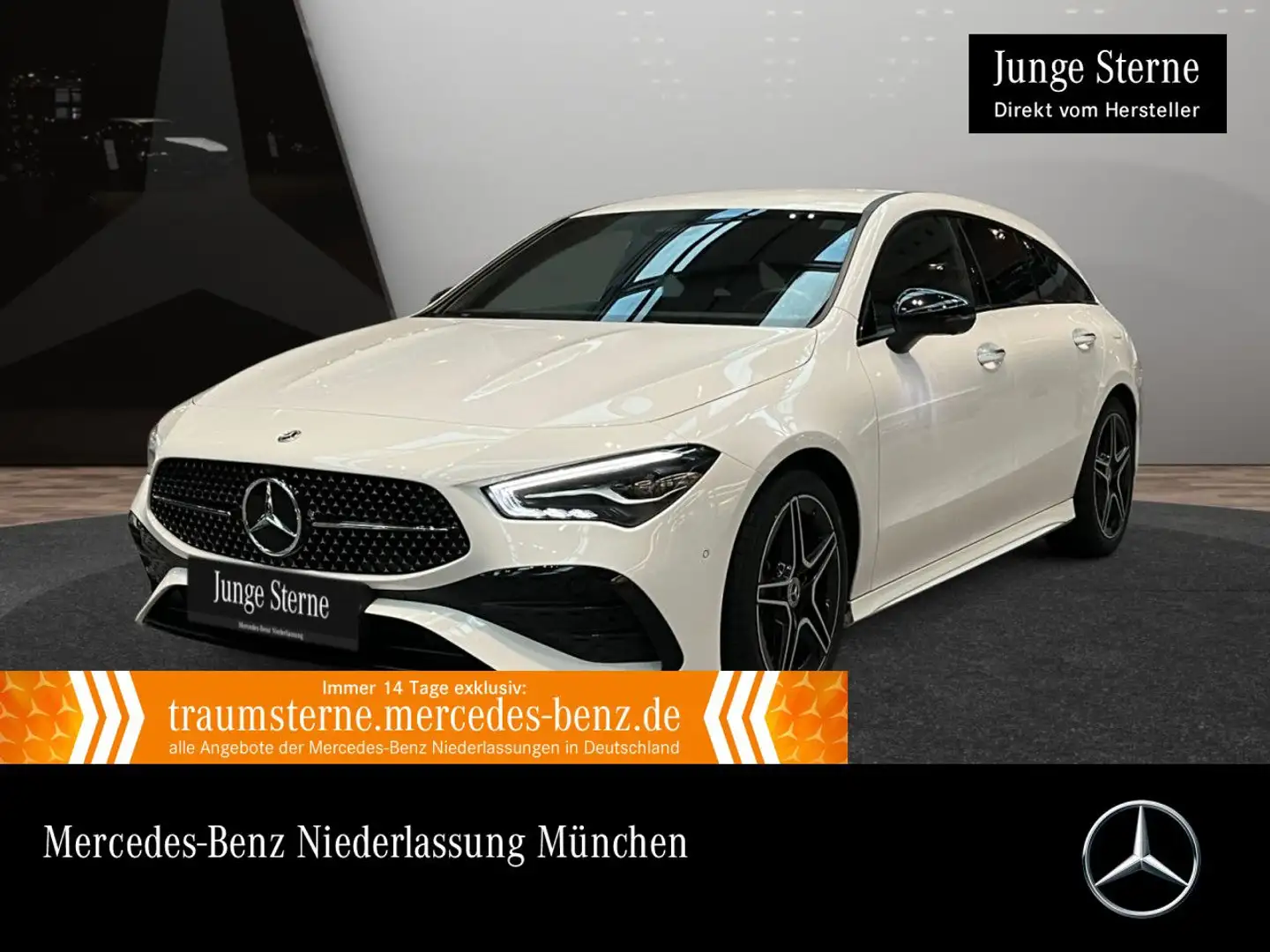 Mercedes-Benz CLA 200 d AMG+NIGHT+360°+LED+TOTW+KEYLESS+8G Weiß - 1