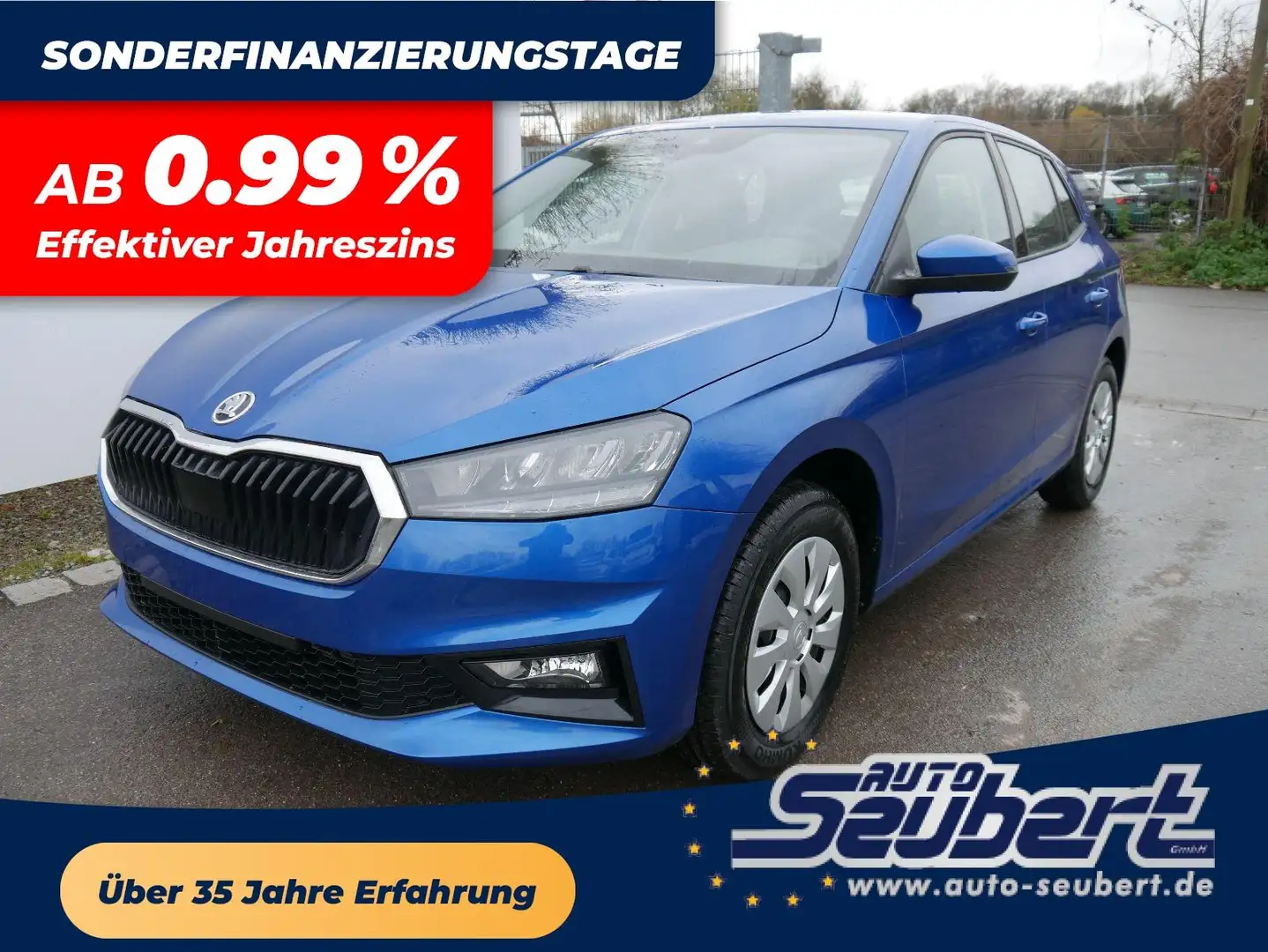 Skoda Fabia Selection 1.0 TSI DSG*NAVI-ÜBER-SMARTLINK*LED*PDC- Bleu - 1