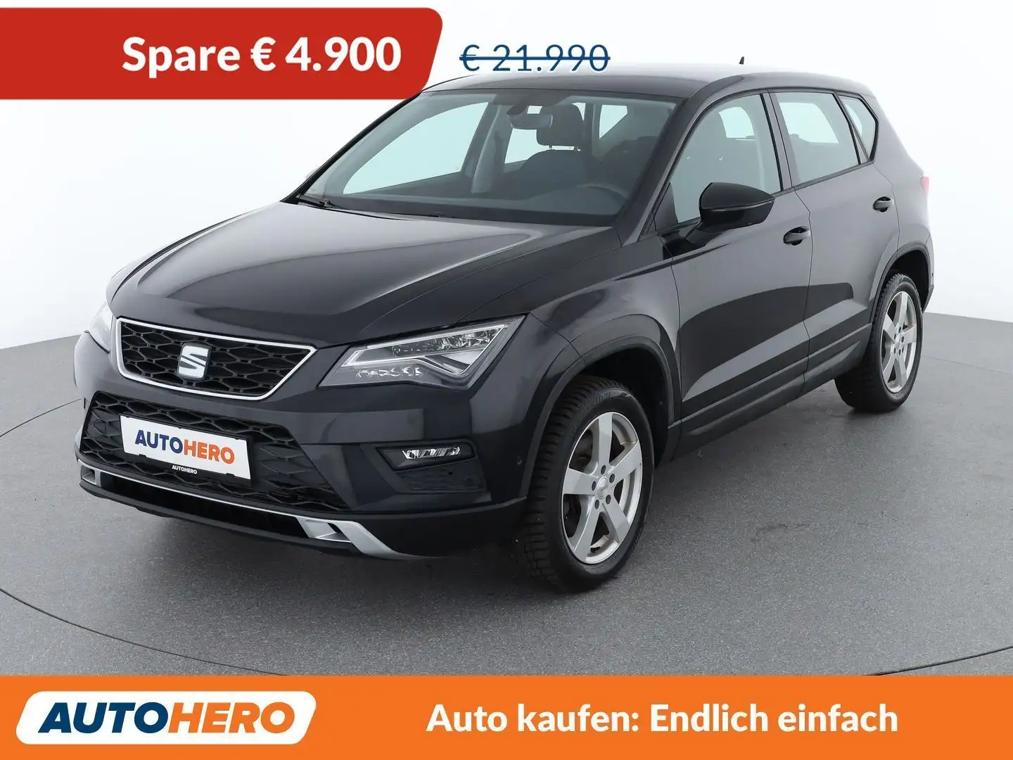 SEAT Ateca 1.5 TSI ACT Style 4Drive *NAVI*CARPLAY&AUTO*PDC* Schwarz - 1