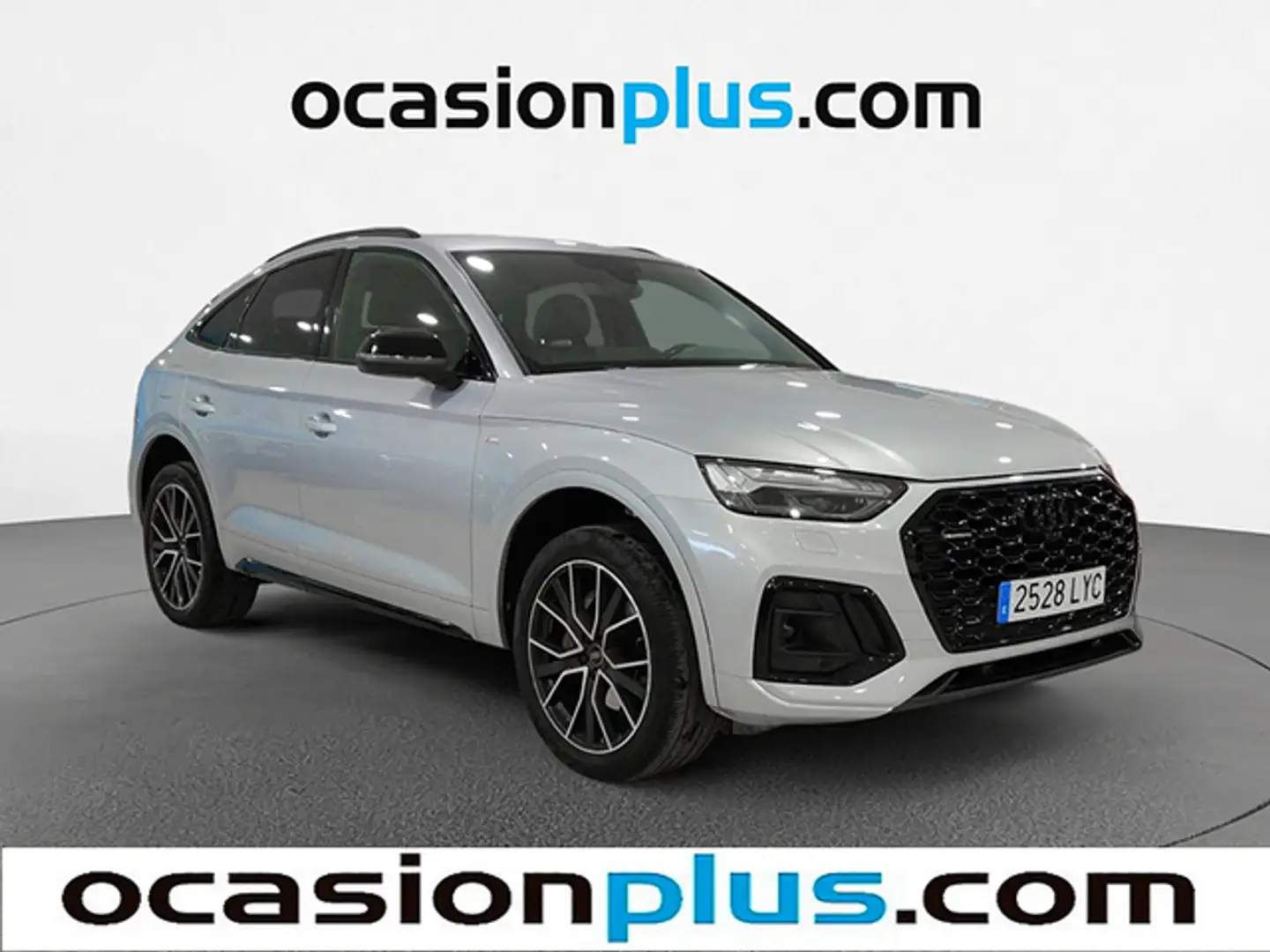 Audi Q5 Sportback 40 TDI quattro-ultra Black line S tronic Plateado - 2