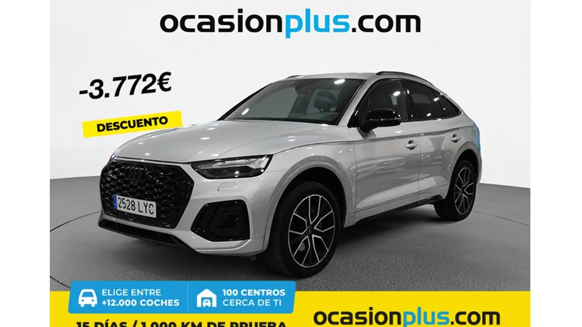 Audi Q5 Sportback 40 TDI quattro-ultra Black line S tronic Plateado - 1
