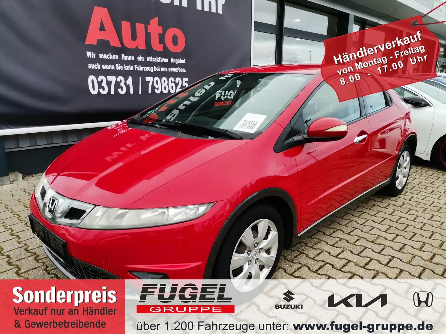 Honda Civic 1.4 Comfort Klimaaut. Rot - 1
