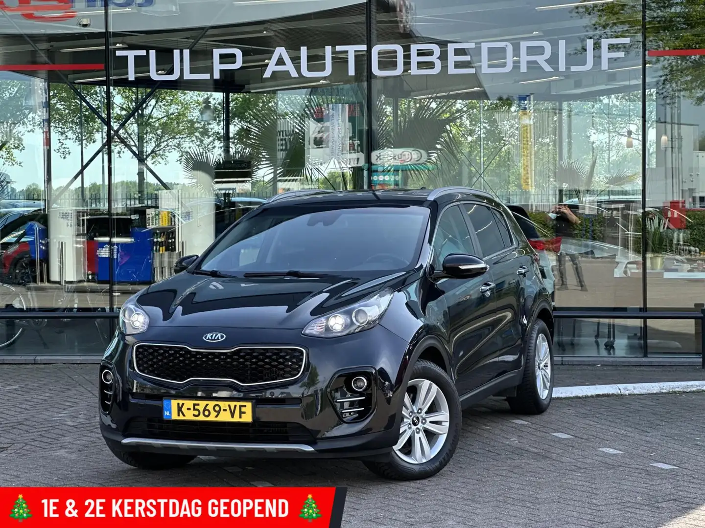 Kia Sportage 1.6 T-GDI 4WD DynamicLine Automaat 2017 Schwarz - 1