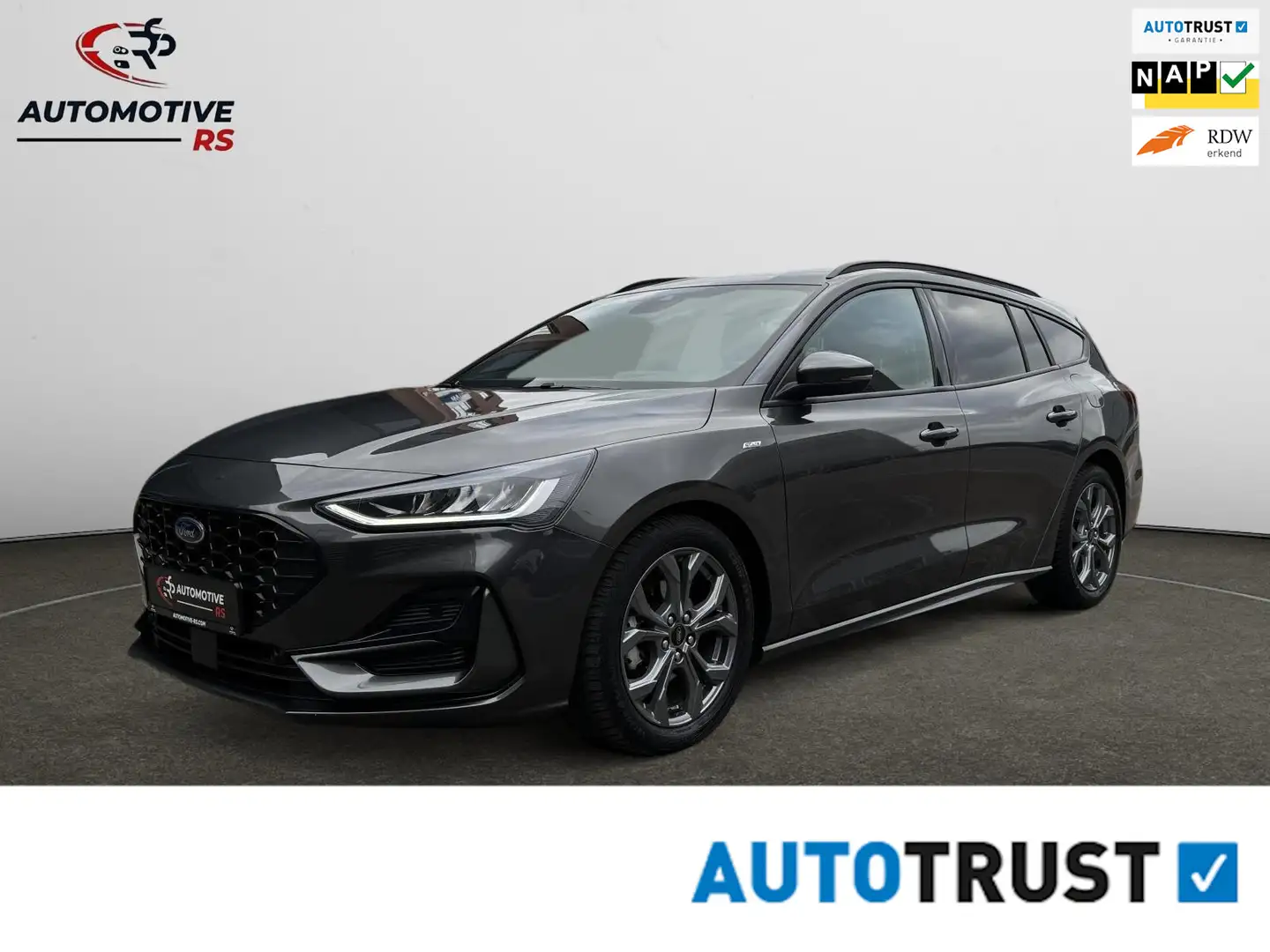 Ford Focus 155PK 1.0 EcoBoost Hybrid ST Line X Carbon Facelif Gris - 1