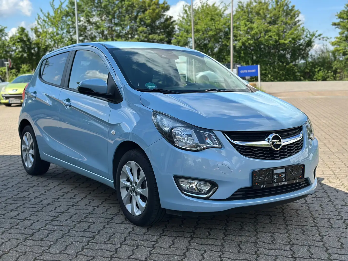 Opel Karl Exklusiv Klima Sitzheizung Teilleder Синій - 1