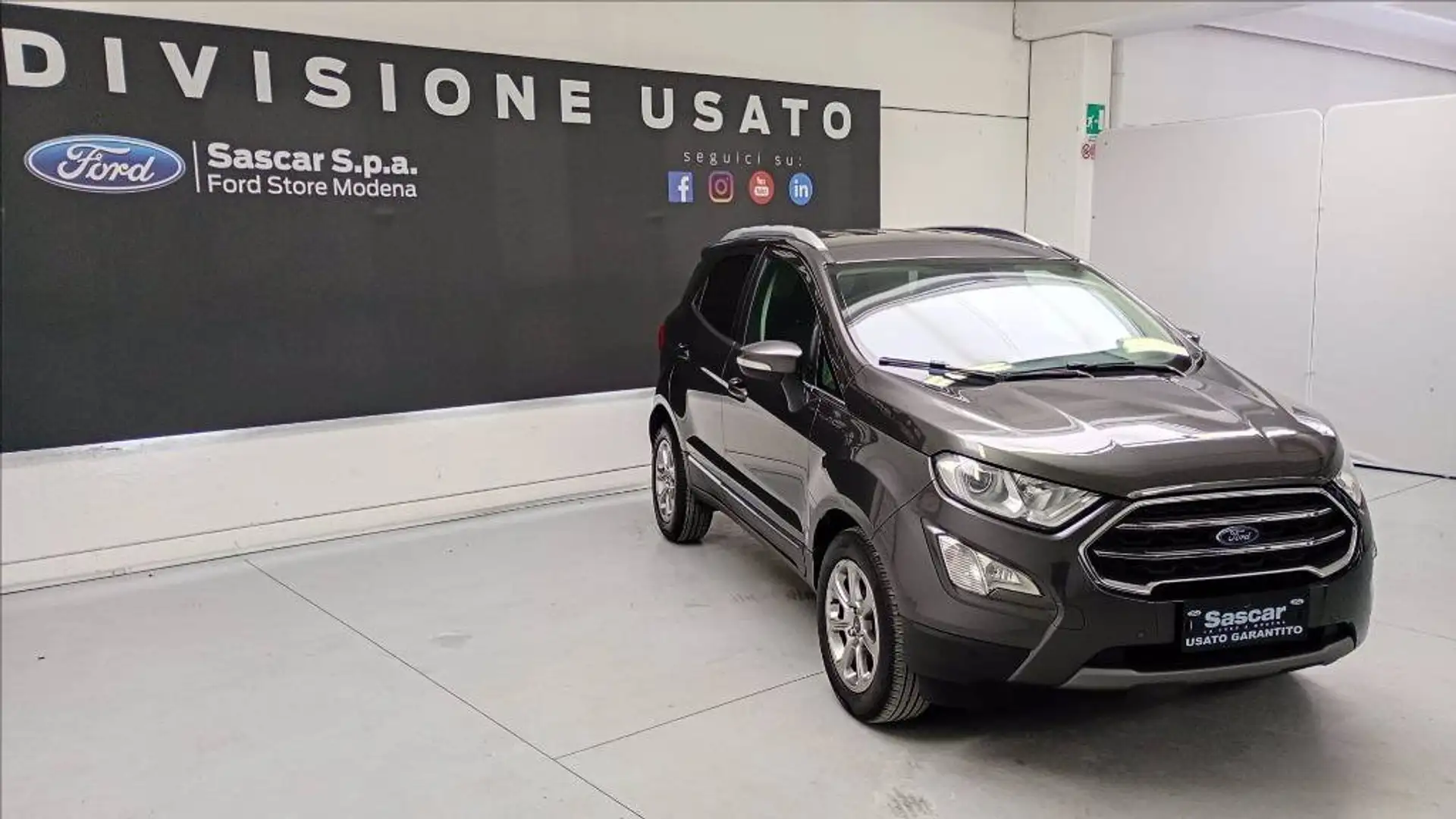 Ford EcoSport 1.0 ecoboost Titanium s&s 125cv auto my19 Grigio - 2