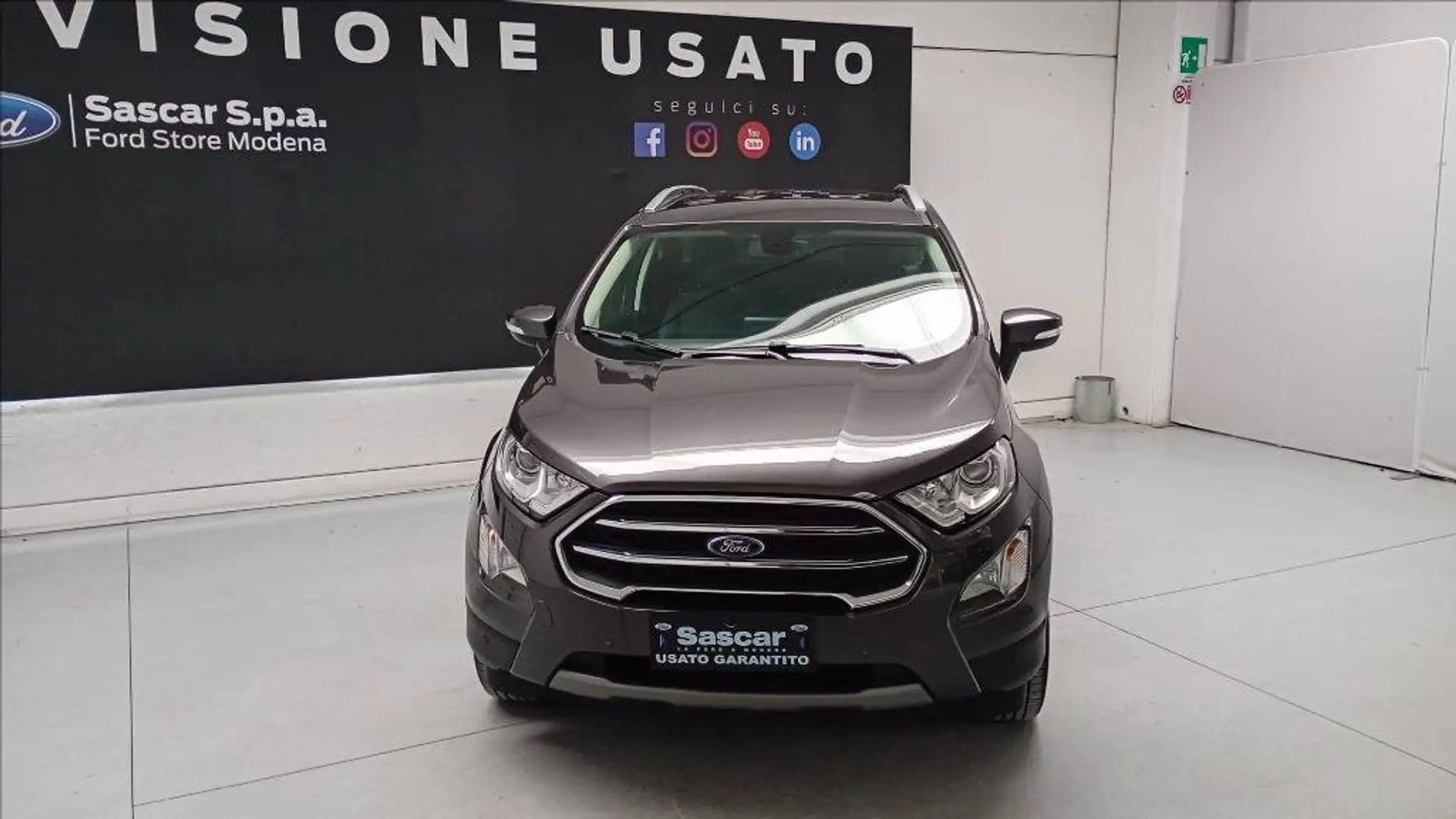 Ford EcoSport 1.0 ecoboost Titanium s&s 125cv auto my19 Gris - 1