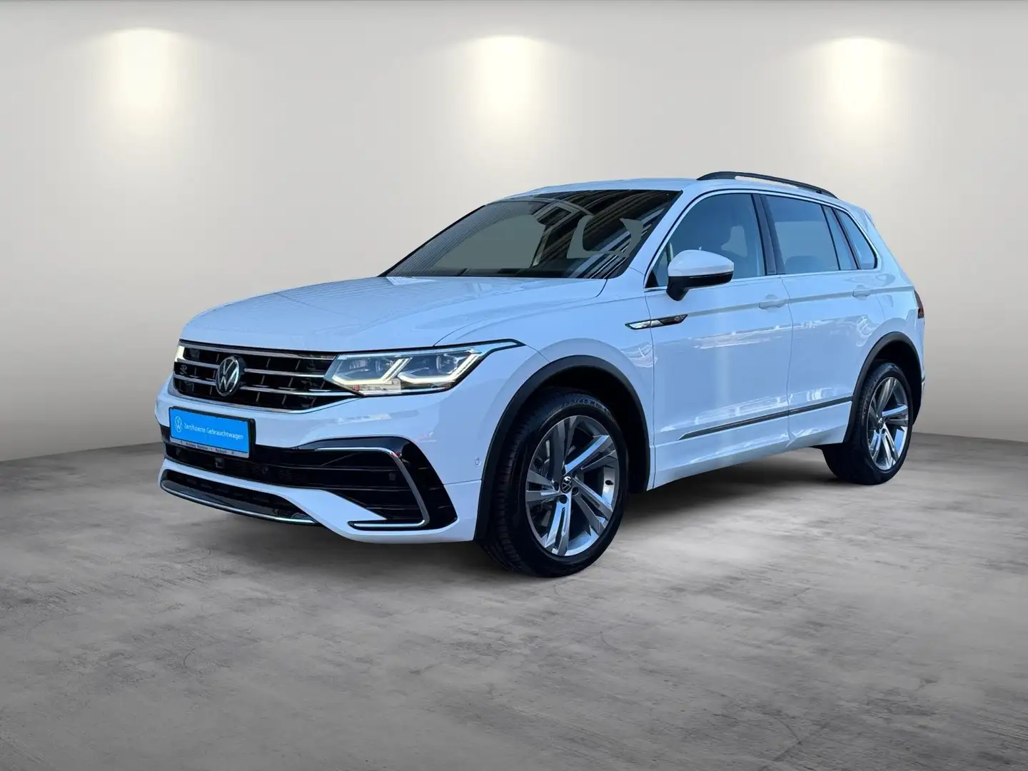Volkswagen Tiguan 2.0TDI R-Line 4M AHK MATRIX NAV KAM ACC Blanc - 2