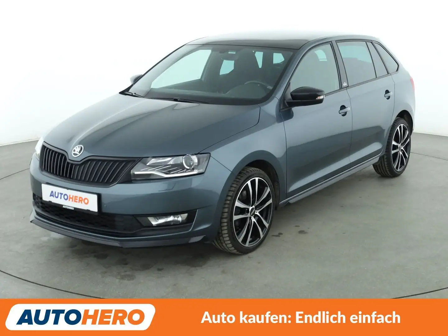 Skoda Rapid/Spaceback 1.0 TSI Ambition*NAV*TEMPO*CAM*PDC*SHZ*DAB*PANO* Grau - 1