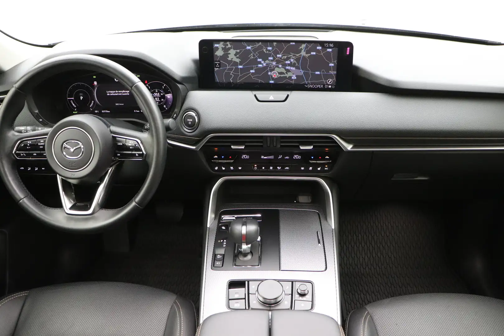 Mazda CX-60 2.5 PHEV Homura 4WD LEDER/CUIR Adapt. LED GPS PDC Gris - 1