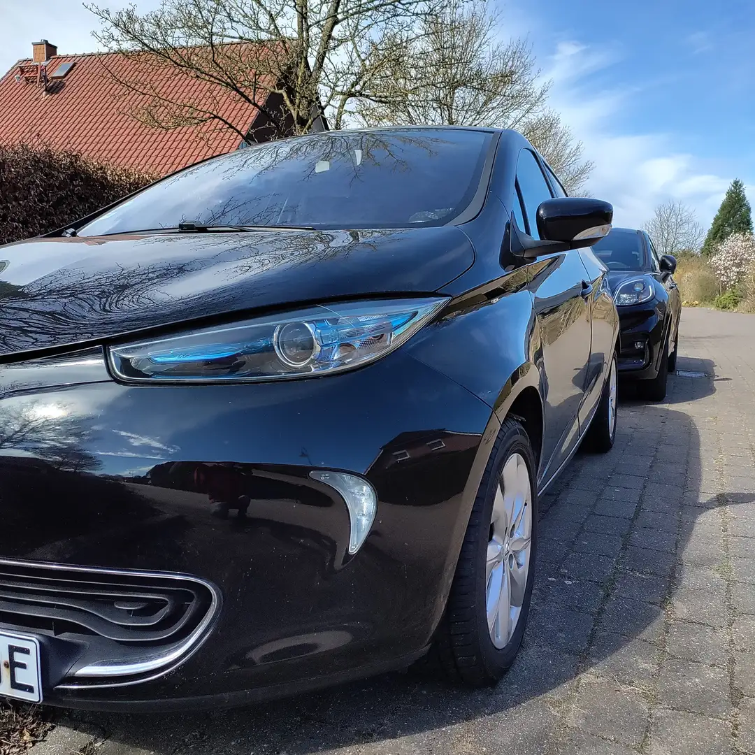 Renault ZOE Q90 Intens , 43kW Schnelladung, Mietbatterie Černá - 1