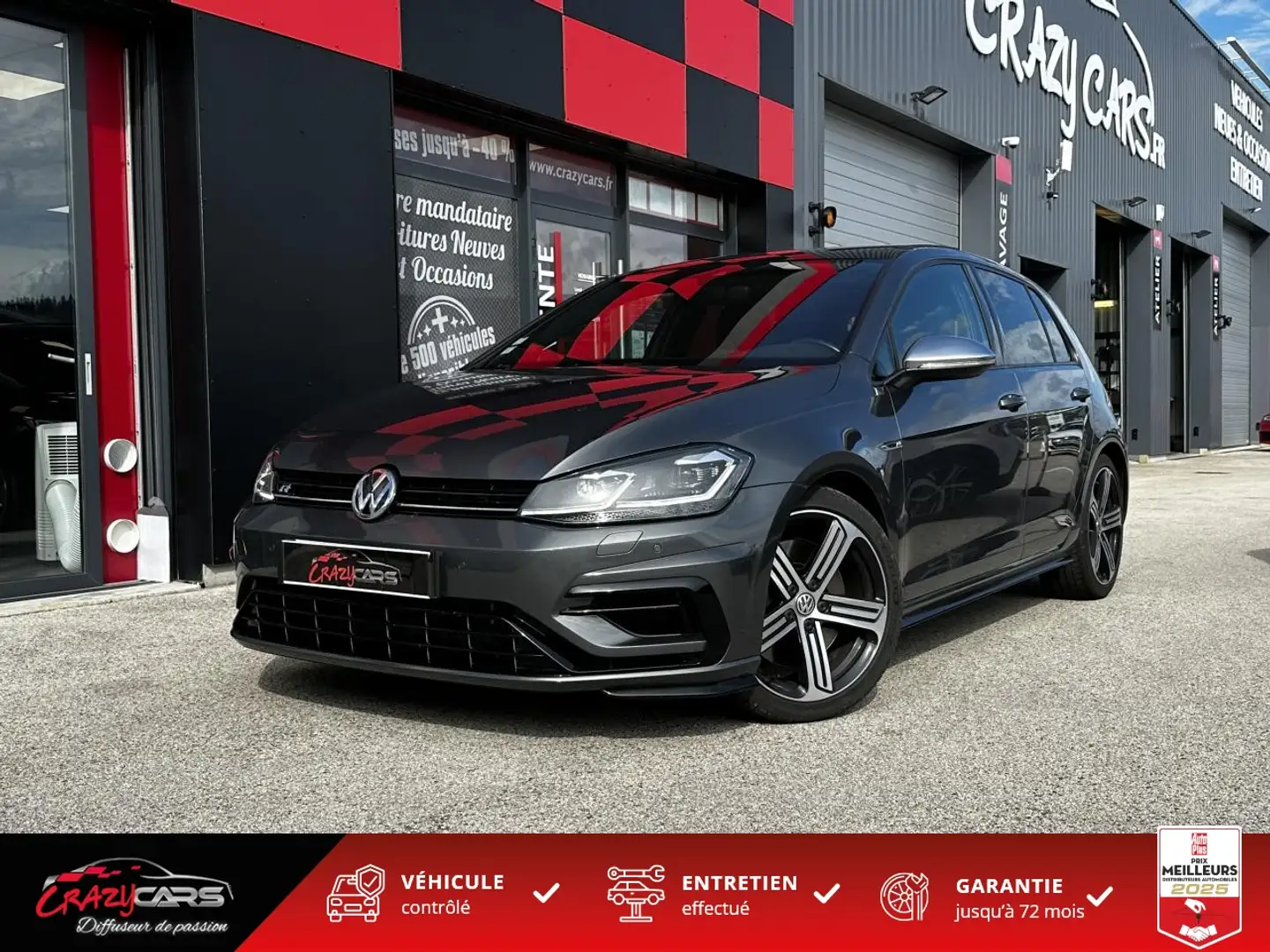Volkswagen Golf R  2.0 TSI BlueMotion - 310 - BV DSG 7 4MOTION - P Gris - 1
