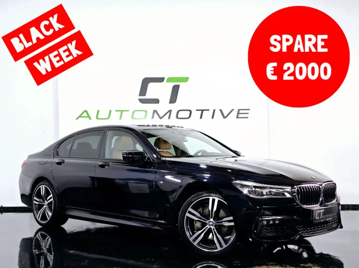 BMW 730 D XDrive M-Sport Aut. *Verkehrszeichen Schwarz - 1