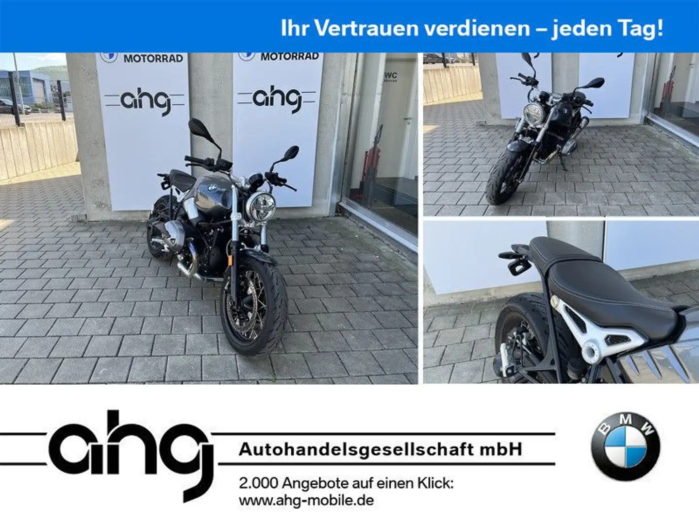 BMW R nineT Pure mit Werksgarantie bis Mai 2027 Ezüst - 1