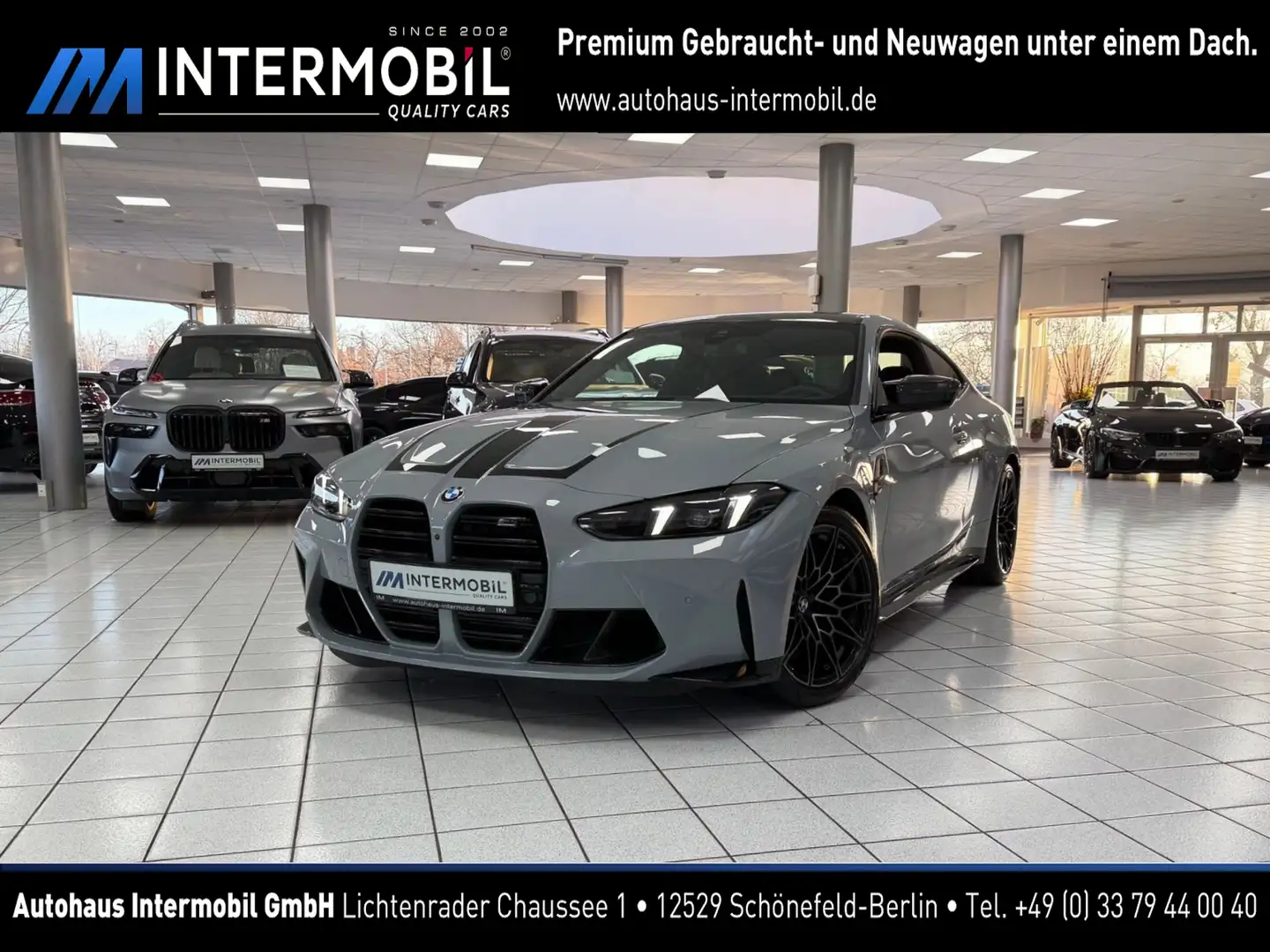 BMW M4 Competition*CARBON-PAK*HUD*H-K*INNO*MEMO*360° Grau - 1