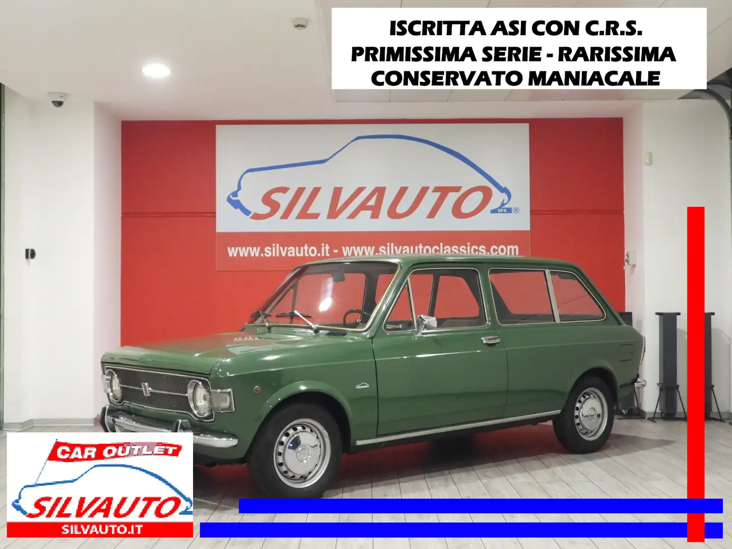 Fiat 128 AF FAMILIARE - 1^SERIE PRIMISSIMA SERIE (1970) Verde - 1