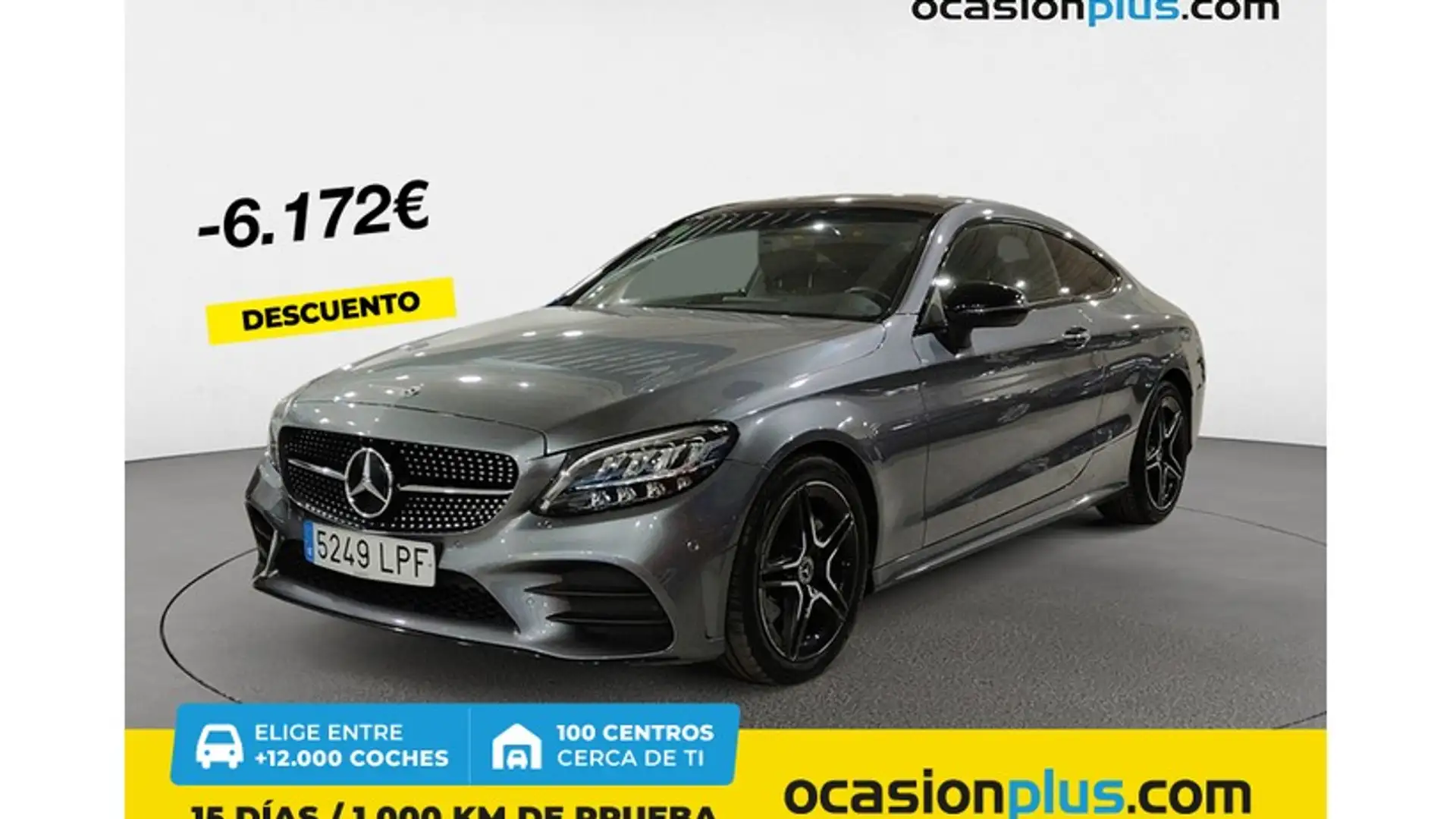 Mercedes-Benz C 220 Coupé 220d 9G-Tronic Gris - 1