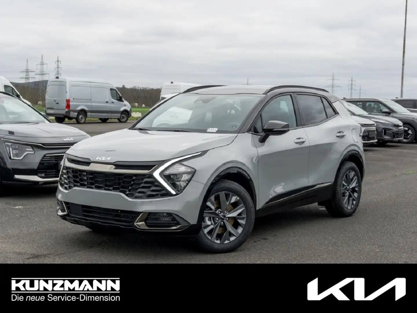 Kia Sportage 1.6T HEV AWD Nightline Kamera ACC LED Gris - 1
