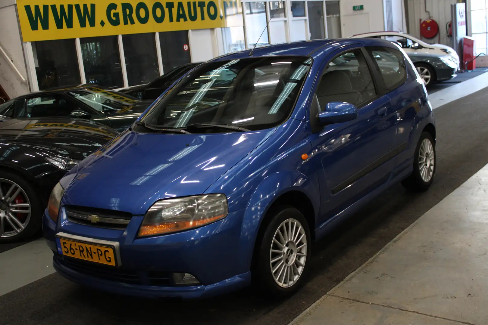 Chevrolet Kalos 1.4-16V Style Airco, Isofix, Stuurbekrachtiging Modrá - 1