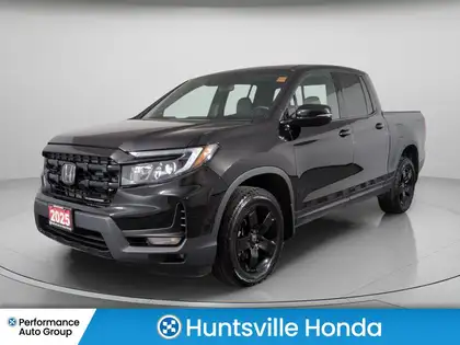 Black 2025 Honda Ridgeline Pickup Truck All-Wheel Drive 9-Speed Automatic