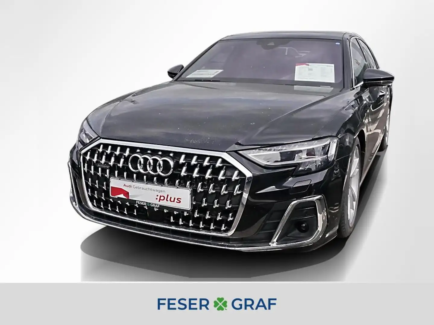 Audi A8 50 TDI qu. B&O Matrix Pano Standh. 360° Schwarz - 1